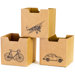 Cardboard Vehicle Cubby Bins (Set of 3)