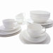 White Basics Coupe 20 Piece Dinnerware Set