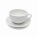 White Basics 11 oz. Cappuccino Cup and Saucer