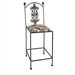 Rose Counter Stool with Arms