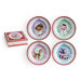 Christmas Cameo Dessert Plate (Set of 4)