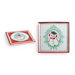 Christmas Cameo Square Serving Tray