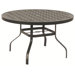 Patterned Round Bar Height Table with Hole