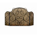 3 Panel Wrought Iron Fireplace Screen