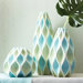 Watercolors Waves Vase (Set of 3)