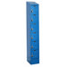 ReadyBuilt II One Wide Six Tier Locker in Marine Blue (Assembled)