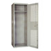 SecurityMax High Security Welded Locker with Diamond Perforated Door in Platinum (Assembled)