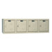 Premium Stock Lockers - Four-Wide Wall Mount (Assembled)