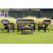 Portside 4 Piece Lounge Seating Group with Cushions