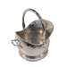 Medium Bucket Log Holder in Silver