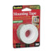 Mounting Tape, Holds 2 lb., 1"x50", White