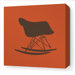Modern Classics 1948 Stretched Wall Art in Rust and Cornflower