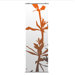 Morning Glory Wildflower Slat in Silver and Rust 1