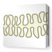 Kelp Stretched Wall Art in Moss