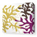 Reef Stretched Wall Art in Plum