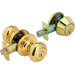 Front Door Knob Entry Lockset and Single Cylinder Deadbolt Combination