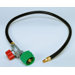 Clam Shell Packed High Pressure Adjustable Regulator and Listed LP Hose with Male Pipe Thread and Orifice