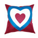 Heart Union Jack 2 Cotton Pillow