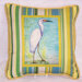 Coastal Egret Indoor / Outdoor Pillow