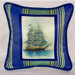 Coastal Whaling Ship Indoor / Outdoor Pillow