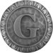 Jewel Initial Letter G Knob