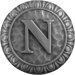 Jewel Initial Letter N Knob