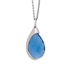 Nadine Metal Chain Crystal Sapphire Pendant