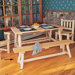 Wooden Straight Kitchen Bench