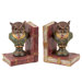 Resin Owl Bookend Statue (Set of 2)