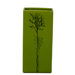 14" Green Ceramic Vase with Fall Season Tree Finish