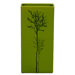 16" Green Ceramic Vase with Fall Season Tree Finish