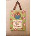 Owl Love You Forever Ribbon Canvas Art