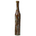 Tall Slender Fire Glazed Ceramic Vase