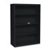 Executive Steel Bookcase with Glass Doors, 4 Shelves, 36W X 15D X 52H