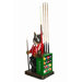 Dog-Pool Cue and Ball Holder