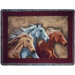 Three Horses Tapestry Throw