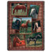 Horsing Around Tapestry Throw