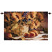 Sunflowers with Purple Tapestry