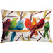 Flocked Together Birds Pillow