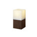 Wood Glass 1 Light Table Lamp
