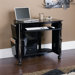 Chroma Computer Cart in Black and Chrome