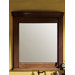 48" Vanity Mirror in Light Walnut