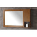30.7" Vanity Mirror in Medium Maple