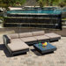 6 Piece Lounge Seating Group with Cushions
