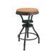 Lucian Fir Top Adjustable Barstool