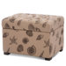 Hyde Fabric Shell Patterned Storage Ottoman