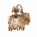 Melrose  Crystal Wall Sconce