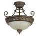 Barcelona 2 Light Semi Flush Mount