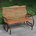 Country Garden Steel Promo Glider Bench