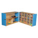 Half and Half Storage Unit with 20 Clear Trays